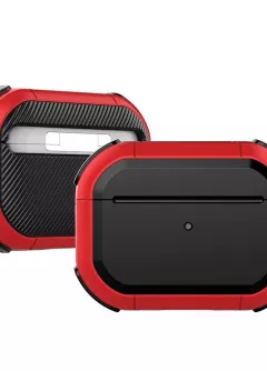 Футляр противоударный Black ed. для наушников Airpods Pro 3, Red