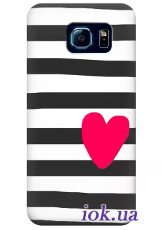 Чехол для Galaxy S6 - Большое сердце