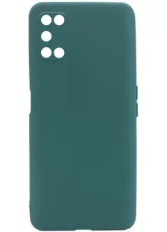 Силиконовый чехол Candy Full Camera для Oppo A52 / A72 / A92, Зеленый / Forest green