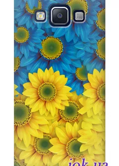 Чехол для Galaxy A7 - Украинские цветы