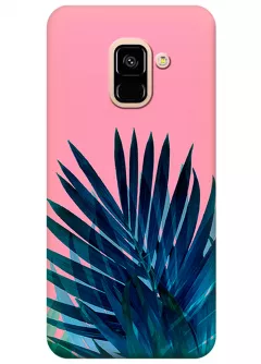 Чехол для Galaxy A8 2018 - Пальмовые листья