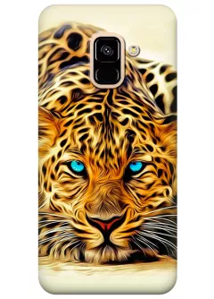 Чехол для Galaxy A8 2018 - Леопард