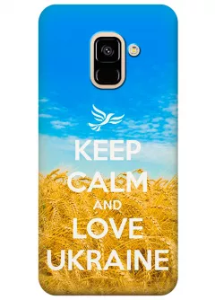 Чехол для Galaxy A8 2018 - Love Ukraine