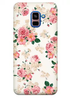 Чехол для Galaxy A8+ 2018 - Букеты цветов