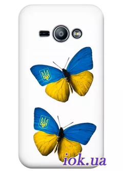 Чехол для Galaxy J1 Ace - Украинские бабочки