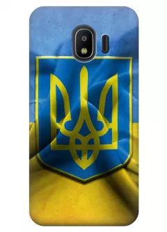 Чехол для Galaxy J2 Pro 2018 - Флаг и Герб Украины