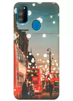 Чехол для Galaxy M30s - Вечерний Лондон