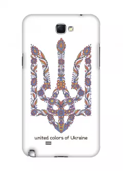 Чехол для Galaxy Note 2 - Тризуб Украины