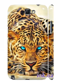 Чехол для Galaxy Note 2 - Леопард