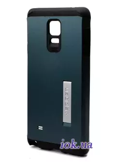 Противоударный чехол Spigen Armored для Galaxy Note 4, графитовый