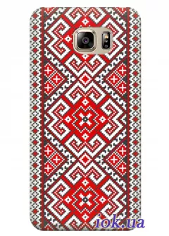 Чехол для Galaxy Note 5 Duos - Украинская вышиванка