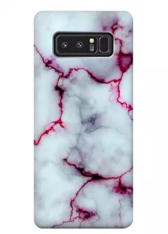 Чехол для Galaxy Note 8 - Розовый мрамор