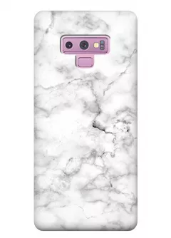 Чехол для Galaxy Note 9 - Белый мрамор