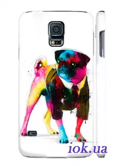 Чехол для Galaxy S5 - Графический пес