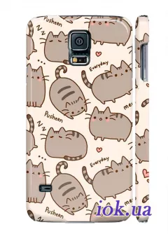 Чехол для Galaxy S5 - Коты