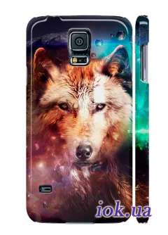 Чехол для Galaxy S5 - Space wolf