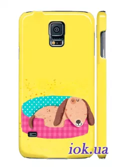 Чехол для Galaxy S5 - Спящий пес
