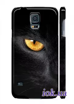 Чехол для Galaxy S5 - Сool cat