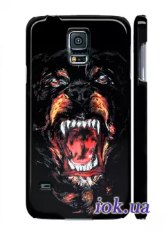 Чехол для Galaxy S5 - Злой пес