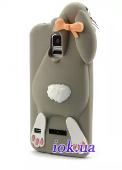 Чехол для Galaxy S5 - Зайчик Moschino, серый