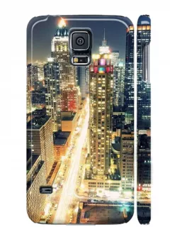 Чехол на Galaxy S5 - Light City