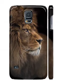 Чехол на Galaxy S5 - Царь зверей