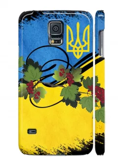 Украинская символика на чехле Galaxy S5