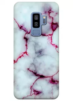 Чехол для Galaxy S9 Plus - Розовый мрамор