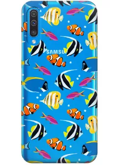 Чехол для Galaxy A50 - Bright fish
