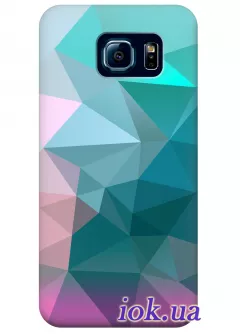 Чехол для Galaxy S6 - Цветная геометрия