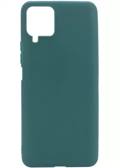 Силиконовый чехол Candy для Samsung Galaxy A22 4G / M22 4G, Зеленый / Forest green