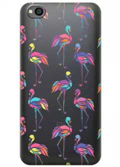Чехол для Xiaomi Redmi Go - Экзотические птицы