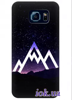 Чехол для Galaxy S6 Edge - Ночные горы