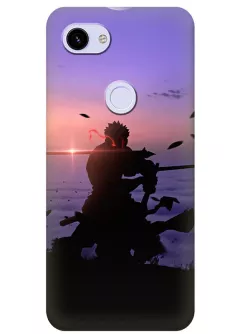 Google Pixel 3A чехол - Ван-Пис One Piece Ророноа Зоро тренируется утром
