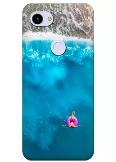 Google Pixel 3A силиконовый чехол с картинкой - Море и я