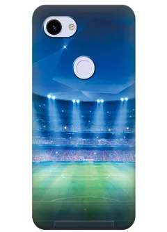 Google Pixel 3 XL силиконовый чехол с картинкой - Футбольный стадион