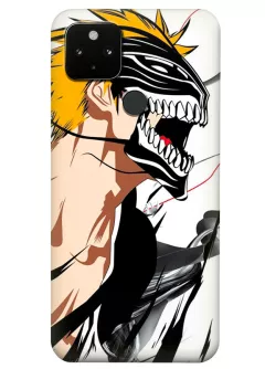 Google Pixel 4A 5G чехол - Блич Bleach Ичиго Куросаки в маске ярости