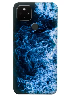 Google Pixel 4A 5G силиконовый чехол с картинкой - Океан