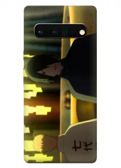 Google Pixel 6 Pro чехол силиконовый - Боруто Инь и ян