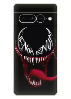 Чехол для Google Pixel 7 Pro - Venom з двойным названием художественный арт 