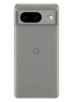Google Pixel 8 прозрачный силиконовый чехол LOOOK