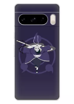 Чехол для Google Pixel 8 Pro - Саскэ Утиха Риннеган бежит в атаку вектор-арт, Наруто и Боруто, Naruto and Boruto