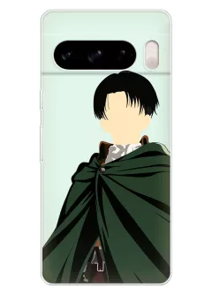 Pixel 8 Pro чехол - Атака на титанов Attack on Titan Леви Аккерман вектор-арт