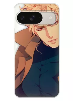 Чехол для Google Pixel 9 - Уверенный Дио Брандо крупным планом, Невероятные приключения ДжоДжо