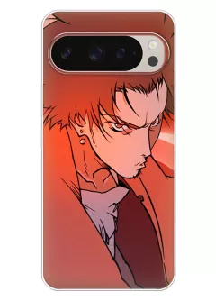 Pixel 9 Pro чехол - Самурай Чамплу Samurai Champloo взгляд Мугена крупным планом