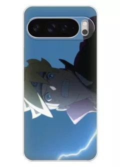 Google Pixel 9 Pro XL чехол с аниме силиконовый - Боруто в грозу