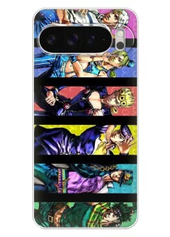 Google Pixel 9 Pro XL чехол из силикона - Команда JoJo