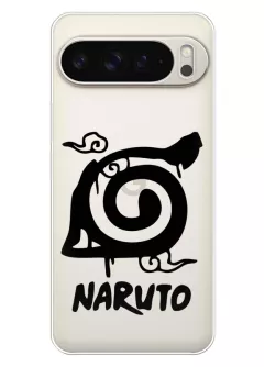 Чехол для Google Pixel 9 Pro XL из прозрачного силикона - Naruto Just Do It Logo