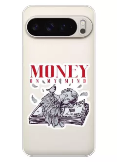 Силиконовый прозрачный чехол для Pixel 9 Pro XL - Money in my mind