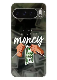 Силиконовый чехол для Pixel 9 Pro XL - Time to make money
